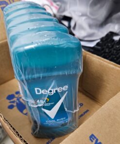 Degree Men Original Antiperspirant Deodorant for Men, Pack of 6, 48-Hour Sweat and Odor Protection, Cool Rush 2.7 oz 2.7 Ounce (Pack of 6) 40 717ETA00PyL