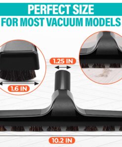 Alternative view of Hardwood Floor Cleaning Brush Vacuum Attachment - Horse Hair Vacuum Attachment Wood Floor Cleaner Soft Brush for Carpet Cleaning - Horse Hair Brush Cleaner Hard Wood Floor Cleaner Vacuum Attachments