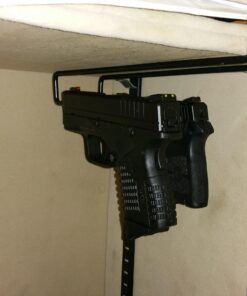 E-ONSALE AmeriGun Club Easy Use Gun Hanger Pack of 4 Original Handgun Hangers 1.00" x 4.00" x 11.80" Black 19 717EtRORzJL