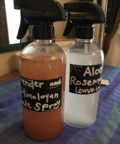 EPAuto Heavy Duty Chemical Resistant Spray Bottles with Sprayer (16 oz), Clear, 3-Pack Black 21 717F9sk6eDL