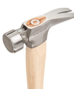 ESTWING Sure Strike California Framing Hammer - 25 oz Straight Rip Claw with Milled Face & Hickory Wood Handle - MRW25LM Magnet 28 717FY8b0W6L