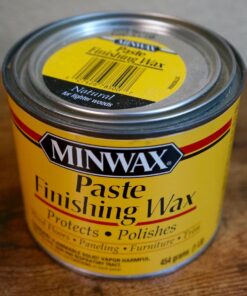 Minwax 785004444 Paste Finishing Wax, 1-Pound, Natural 1 Pound (Pack of 1) 35 717Fvuv5lQL