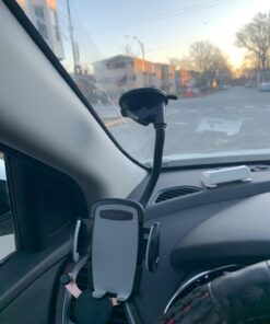 WixGear 3-in-1 Universal Car Phone Mount, Phone Holder for Car, Cell Phone Car Mount Air Vent Holder with Dashboard Mount and Windshield Mount for Cell Phones 37 717G0xLfCgL