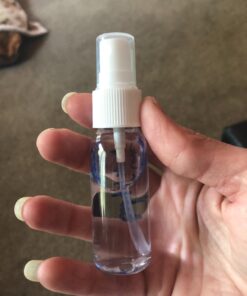 ALINK Spray Bottle, Empty Plastic Clear Small Travel Bottles With Fine Mist Sprayer for Cleaning Solutions and Essential Oils, 30 ml (1 oz.) Pack of 6 Plus Cleaning Cloth and Dropper 30ML/ 1 Ounce 27 717G6sUDq2L