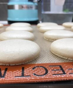 Silpat Perfect Macaron Non-Stick Silicone Baking Mat, 11-5/8" x 16-1/2", Orange 74 717GHeM5d6L