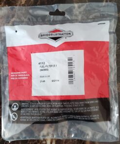 Briggs & Stratton 4112 5-Pack Of 394358S Fuel Filter Assembly 75 Micron 10 717GnKP29AL