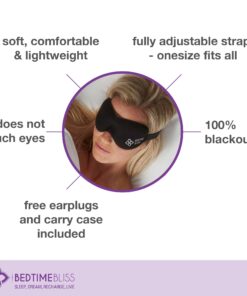 Sleep Mask | Eye Mask for Sleeping Men/Women Better Than Silk Our Luxury Blackout Contoured Eye Masks are Comfortable - This Sleeping mask Set Includes Carry Pouch and Ear Plugs (No Scent) No Scent 24 717HqZaYARL