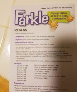 Farkle - Family Game Night Fun - Classic Dice-Rolling, Risk-Taking Game, For Adults and Kids Ages 8 and up 13 717HtcDyrEL