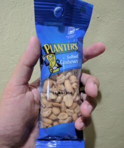 PLANTERS Variety Packs (Salted Cashews, Salted Peanuts & Honey Roasted Peanuts), 24 Packs - Individual Bags of On-the-Go Nut Snacks - No Cholesterol or Trans Fats - Source of Fiber and Healthy Fats 24 Count (Pack of 1) 33 717Hy265cEL
