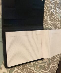 Samsill Professional Padfolio, Business Portfolio, Black, Includes 8.5 x 11 Writing Pad Full Size - 8.5x11 1 Pack 65 717I3CIc3EL