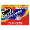 Shout Color Catcher Sheets for Laundry, Maintains Clothes Original Colors, 72 Count 72 Count (Pack of 1) 20 717J6ymLm5L