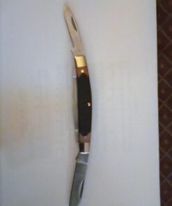 Old Timer 44OT Workmate Traditional Folding Pocket Knife with 4 High Carbon Stainless Steel Blades, Sawcut Handle, and Convenient Size for EDC, Whittling, Camping, Hunting, General Use, and Outdoors , Brown 10 717JhuCUbFL