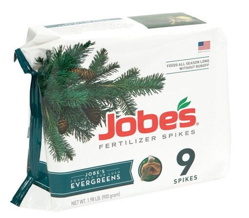 Jobe's, Fertilizer Spikes, Evergreen Tree, 9 Count, Slow Release, Cypress, Juniper, Magnolia 9 Spikes