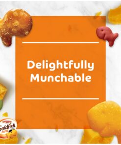 Goldfish Crackers Big Smiles Variety Pack with Cheddar, Colors, and Pretzels, Snack Packs, 30 Ct 24 717KS POML
