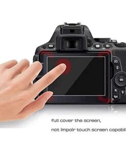 PCTC EOS M50 II Screen Protector for Canon EOS M50 M50 Mark II Camera & Hot Shoe Cover 0.3mm 9H Hardness Ultra-clear Tempered Glass Screen Protector (3 Packs) 24 717KYDSogHL