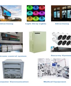 InstallerCCTV 18 Channel 29 Amp 12V DC CCTV Distributed Power Supply Box for Security Camera, DVRs. UL Listed 24 717L8 HFa5L