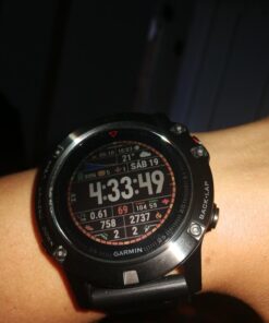 Garmin fēnix 5, Premium and Rugged Multisport GPS Smartwatch, Slate Gray/Black Band, 47 MM Watch Only Slate Gray with Black Band 47mm 55 717LTyjb8zL