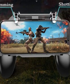 Alternative view of COOBILE Mobile Game Controller for PUBG Mobile Controller L1R1 Mobile Game Trigger Joystick Gamepad for iOS & Android Phone(W10 Update) W10 Update