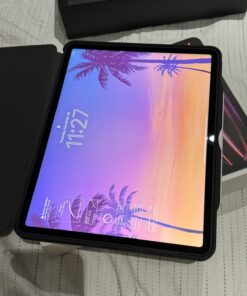 ZUGU Case for 2021/2022 iPad Pro 12.9 inch 5th / 6th Gen - Slim Protective Case - Apple Pencil Charging - Magnetic Stand & Sleep/Wake Cover (Fits Model #’s A2378, A2379, A2461, A2462) - Stealth Black 52 717M6SuDPrL