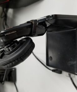 Plantronics - CS540 Wireless DECT Headset with Lifter (Poly) - Single Ear (Mono) Convertible (3 wearing styles) - Connects to Desk Phone - Noise Canceling Microphone 2011 Version 23 717NCBpHdRL