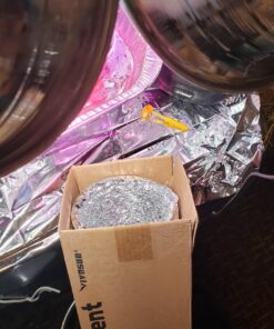 VIVOSUN 6 Inch 25 Feet Non-Insulated Flex Air Aluminum Ducting Dryer Vent Hose for HVAC Ventilation w/Two 6 Inch Stainless Steel Clamps 6" x 25FT Silver 25 717NPWCyL2L