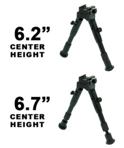 UTG New Gen Med Pro Shooters Bipod, Quick Detach, 6.2"-6.7" 25 717NjyAIEeL