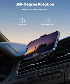 Lamicall Car Vent Phone Mount - Air Vent Clip Holder, Universal Stand Hands Free Cradle Compatible with Cell Phone 14 13 12 Mini 11 Pro Xs Max Xr X 8 7 6 6s Plus SE Smartphones Black 1-Black 23 717NkzgDTzL