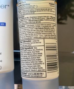 Neutrogena Ultra Sheer Dry-Touch Water Resistant and Non-Greasy Sunscreen Lotion with Broad Spectrum SPF 45, TSA-Compliant travel Size, 3 Fl Oz, Pack of 2, 6 Fl Oz 3 Fl Oz (Pack of 2) 29 717O21eCxPL