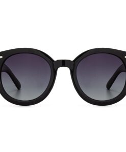 grinderPUNCH Trendy Round Polarized Sunglasses | Trendy Oversized Sunglasses for Women Men | Retro Round Polarized Sunglasses 2 Pack Saver - Dark Lens 50 Millimeters 26 717OOHNXDSL