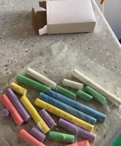 Amazon Basics Dustless Chalk with Eraser, Assorted, 24 Pack 24 Count (Pack of 1) 41 717OdpyuyuL