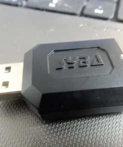 Syba external USB Stereo Sound Adapter for Windows, Mac, Linux Extra Audio Source with 3.5mm Audio Mic Jack C-Media Chipset Black 36 717P73EMmCL