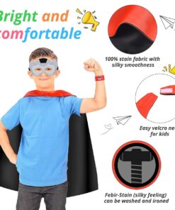 Roko Toys for 3-10 Year Old Boys, Superhero Capes for Kids 3-10 Year Old Boy Gifts Boys Cartoon Dress up Costumes Party Supplies Easter Gifts Present Chistmas Stocking Stuffers 22 717PthxN9GS