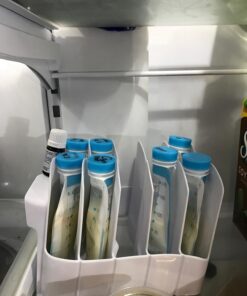 Kiinde Keeper Twist Pouch and Foodii System Breast Milk Bag & Baby Food Pouch Organizer, Refrigerator and Freezer Storage, Eliminates Lost, Damaged, or Spoiled Milk or Baby Food (Pouches Not Included) 19 717Q54c gL