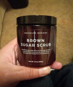 Brooklyn Botany Brown Sugar Body Scrub - Moisturizing and Exfoliating Body, Face, Hand, Foot Scrub - Fights Acne, Fine Lines & Wrinkles, Great Gifts For Women & Men - 10 oz 10 Ounce (Pack of 1) 37 717QfXZDf0L 1