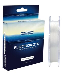 KastKing Fluorokote 100% Fluorocarbon Fishing Line, Fluorocarbon Leader, Extreme Clarity, Fast Sinking, Shock Resistant, High Abrasion Resistance, Available in 150 and 300 YD Spools 15LB(6.8KG) 0.33mm-300Yard 23 717R4bVOIyL