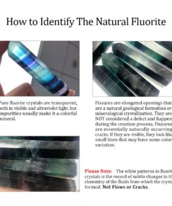 CrystalTears Fluorite Healing Crystal Wands Set Faceted Prism Gemstone Point Wand Carved Reiki Healing Stone with Box Gift for Christmas Fluorite-3pcs 20 717RFbyC4cL