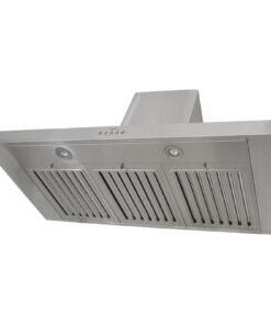 KOBE RAX2130SQB-WM-1 Brillia 30-inch Wall Mount Range Hood, 3-Speed, 750 CFM, Fits Ceiling Height 7'-8.5', Stainless steel 9 717RFltBh2L