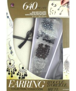 Jewelry Basics Cousin Class in a Box Jewelry Making Kit, Silver Tone Earrings