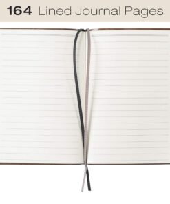 Global Printed Products Pocket Journal Notebook 4.25"x5.75" with Elastic Closure Leather Material (Grey/Black) 8 717TSb2cHDL