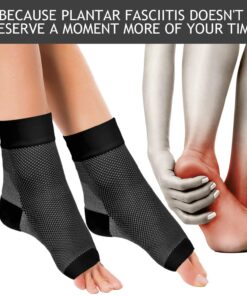 Laneco Plantar Fasciitis Socks (3 Pairs), Compression Foot Sleeves with Heel Arch & Ankle Support, Great Foot Care Compression Sleeve for Men & Women 19 717Ttb5xyL