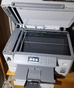 Brother Inkjet Printer, MFCJ6945DW, INKvestmentTank Color Inkjet All-in-One Printer with Wireless, Duplex Printing and Up to 1-Year of Ink in-Box, Amazon Dash Replenishment Enabled, White New Model: MFC-J6945DW (inc. 1 year ink) 36 717Tyunpu1L