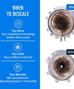 Descaling Solution (4 Uses) Coffee Machine Descaler Cleaner | Compatible with Breville Keurig Nespresso Delonghi & More | Liquid To Descale Automatic Coffee Makers & Espresso Machines 8 Fl Oz (Pack of 2) 29 717V6j040RL
