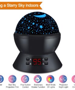 Star Projector Night Light for Kids Bedroom Ceiling Baby Starry Sky Night Lamp with Timer and Rotating Birthday Gifts for Boys Girls Toddlers Black 24 717V8FqWL