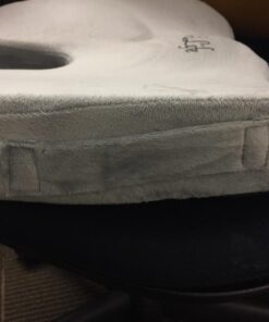 ComfiLife Premium Comfort Seat Cushion - Non-Slip Orthopedic 100% Memory Foam Coccyx Cushion for Tailbone Pain - Cushion for Office Chair Car Seat - Back Pain & Sciatica Relief (Gray) Gray 54 717VDR1bupL 2