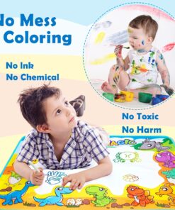 Alternative view of Kids Toys Water Doodle Mat: Dinosaur Painting Coloring Pad for Toddlers 1-3 - Aqua Magic Drawing Board for 2 3 4 Year Old Toddler Arts and Crafts Christmas Birthday Gifts for Girls Boys Age 2-4 3-5