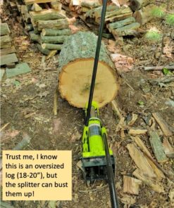 Sun Joe LJ10M 10-Ton Hydraulic Log Splitter, Green 45 717Vb Kk7kL