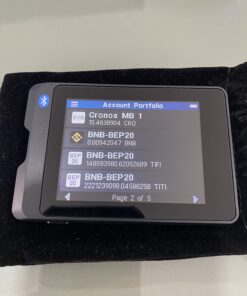 SecuX W20 Crypto Wallet with Intuitive Touchscreen, Hardware Wallet with Bluetooth, Easy to Manage Bitcoin, Ethereum, NFTs, Tokens, and Cryptocurrency with Military-Grade Security Features Black 41 717Vyg2d6IL