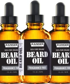 Leven Rose Beard Oil for Men and Beard Softener 100% Pure Natural for Bearded Men, Mustaches, and Moisturized Skin 1 oz by Ranger Grooming Co 20 717W5Sg 33L