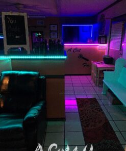 DAYBETTER Led Strip Lights 16.4ft Waterproof Color Changing Led Lights with Remote Controller 43 717ZLIBl2L