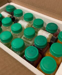 3 Day Juice Cleanse by Raw Fountain, All Natural Raw Detox Cleanse, Weight Management Program, Cold Pressed Fruit and Vegetable Juices, Tasty and Energizing, 18 Bottles 12oz, 3 Ginger Shots 3 Day Cleanse 54 717ZjTrndoL